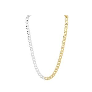 Two Tone Cuban Link Chain